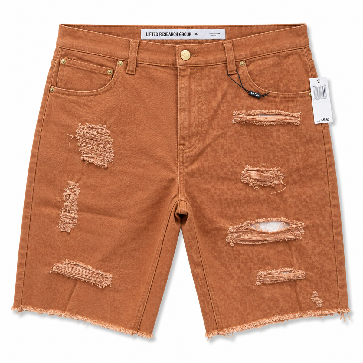 LRG BASIC DENIM SHORTS ORANGE - L3NHMBSXX
