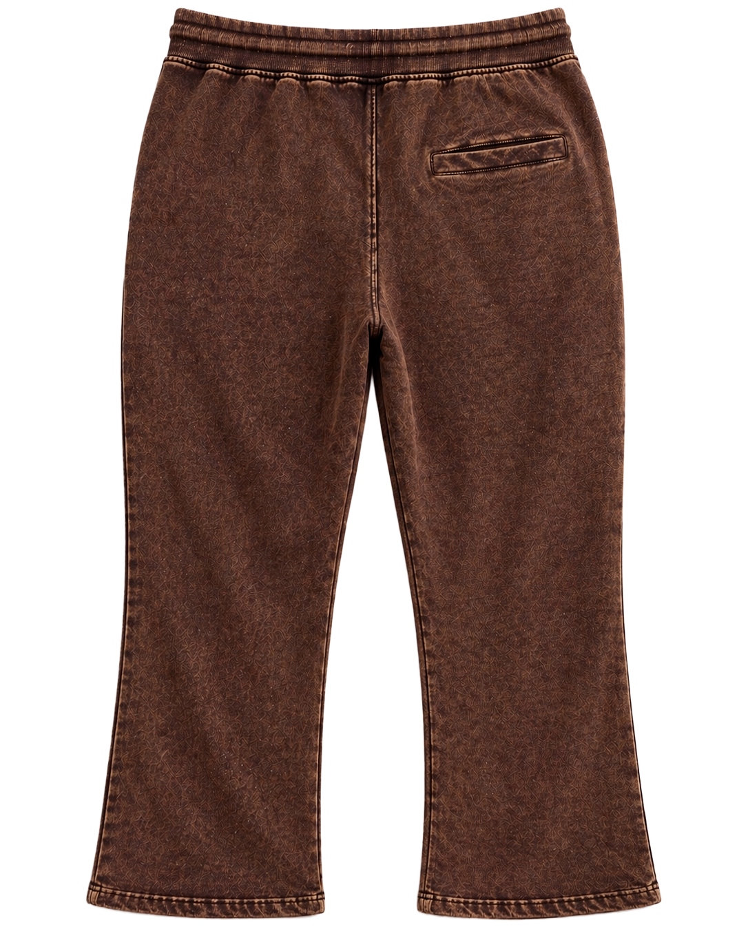 RINGSPUN STACKED FLAIR SWEATPANTS PANTS RUST - 341-401