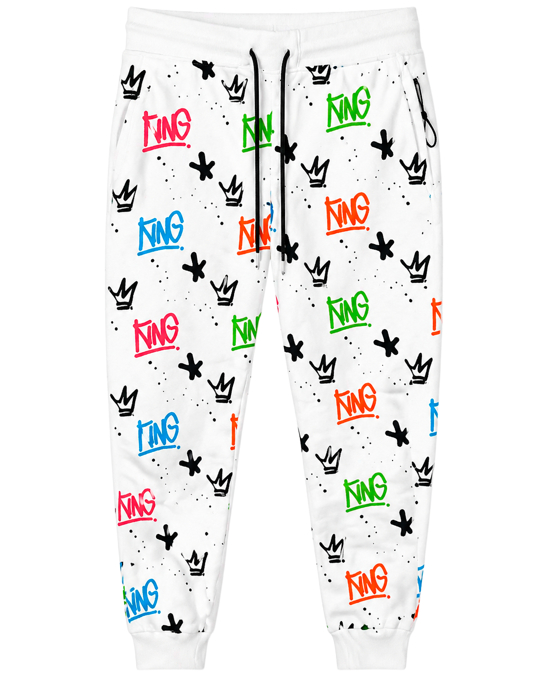 SWITCH GRAPHIC JOGGER PANTS WHTIE - SF1415 - Steal Deal
