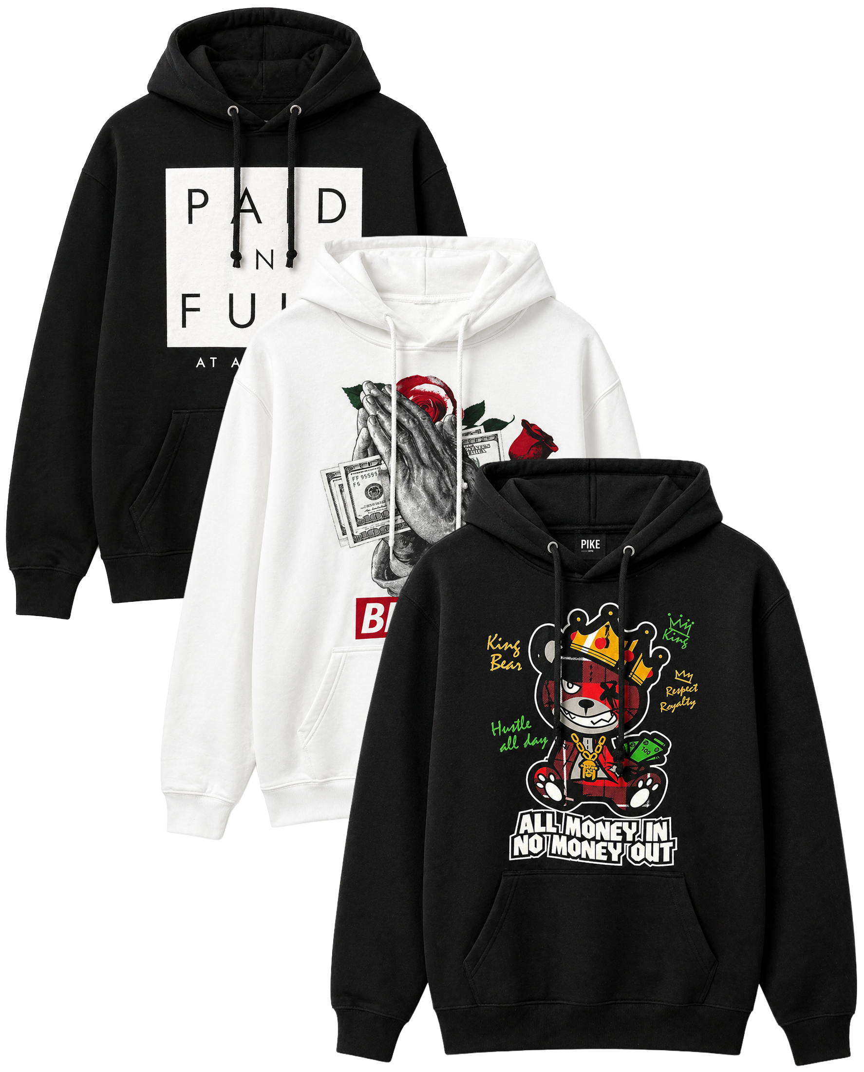 GOT IT ASSORTED GRAPHIC HOODIES ASST - GOTHDA