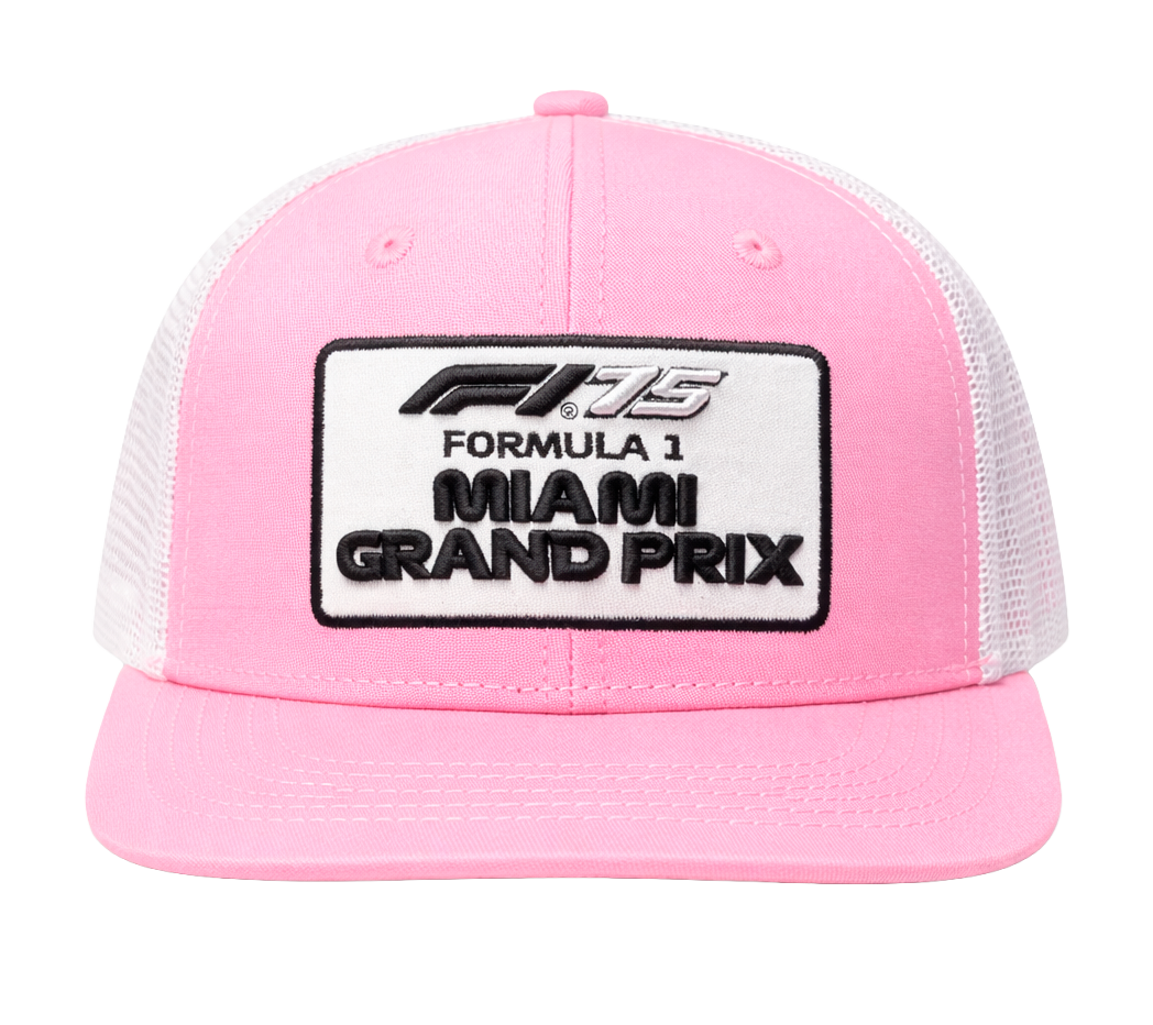 FORMULA 1 F1-75 GRAND PRIX TRUCKER HAT PINK - MIAMI GP - Steal Deal
