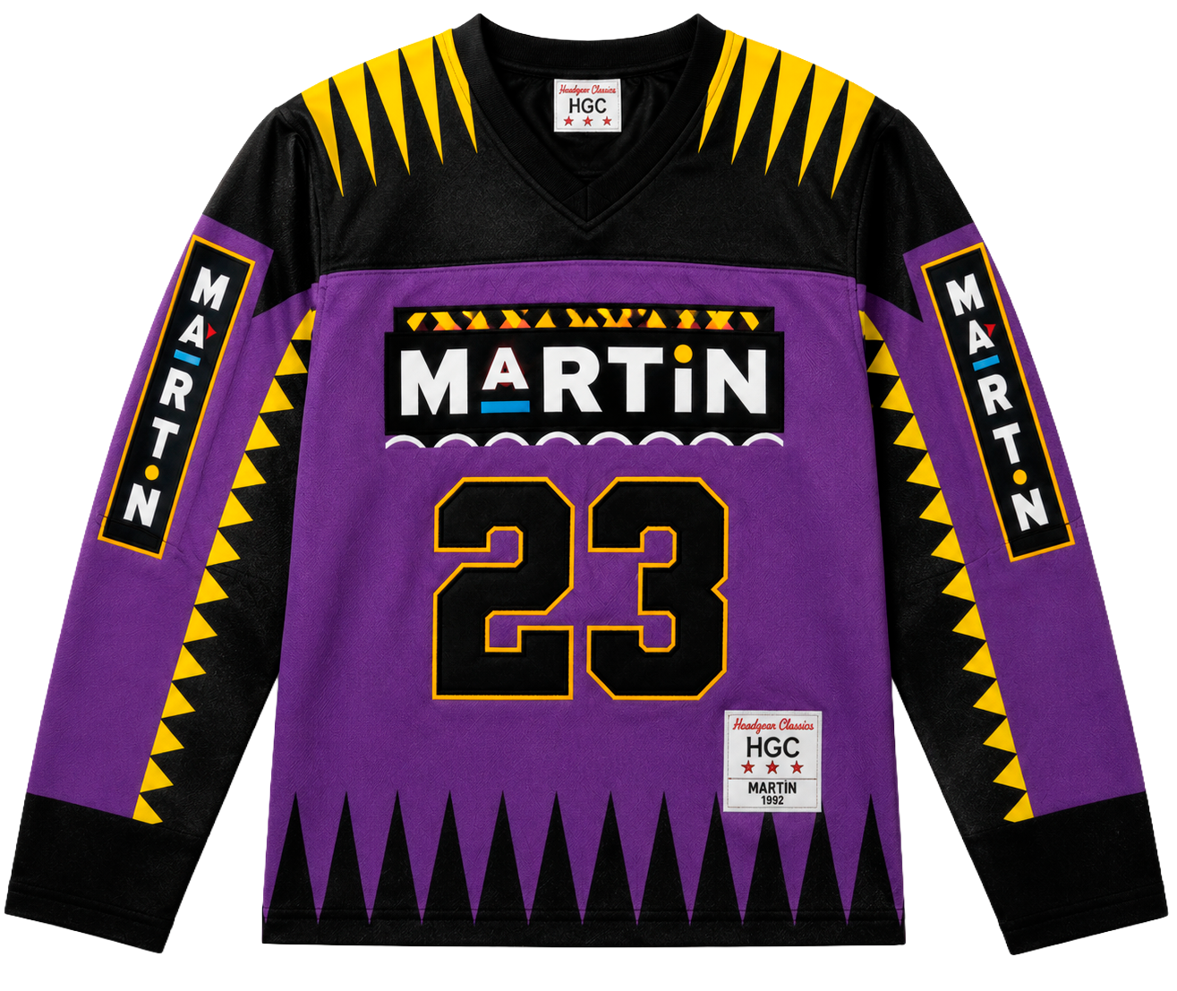 YOUTH HEADGEAR HOCKEY JERSEY PURPLE - HGC053-YHKYJ-01 / MARTIN