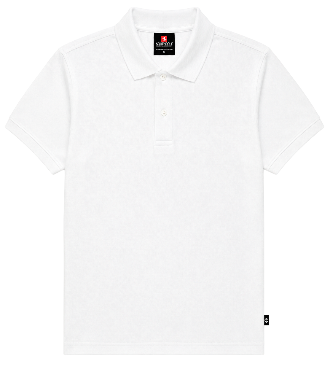 SOUTH POLE S/S POLO SHIRT WHITE - SM451100