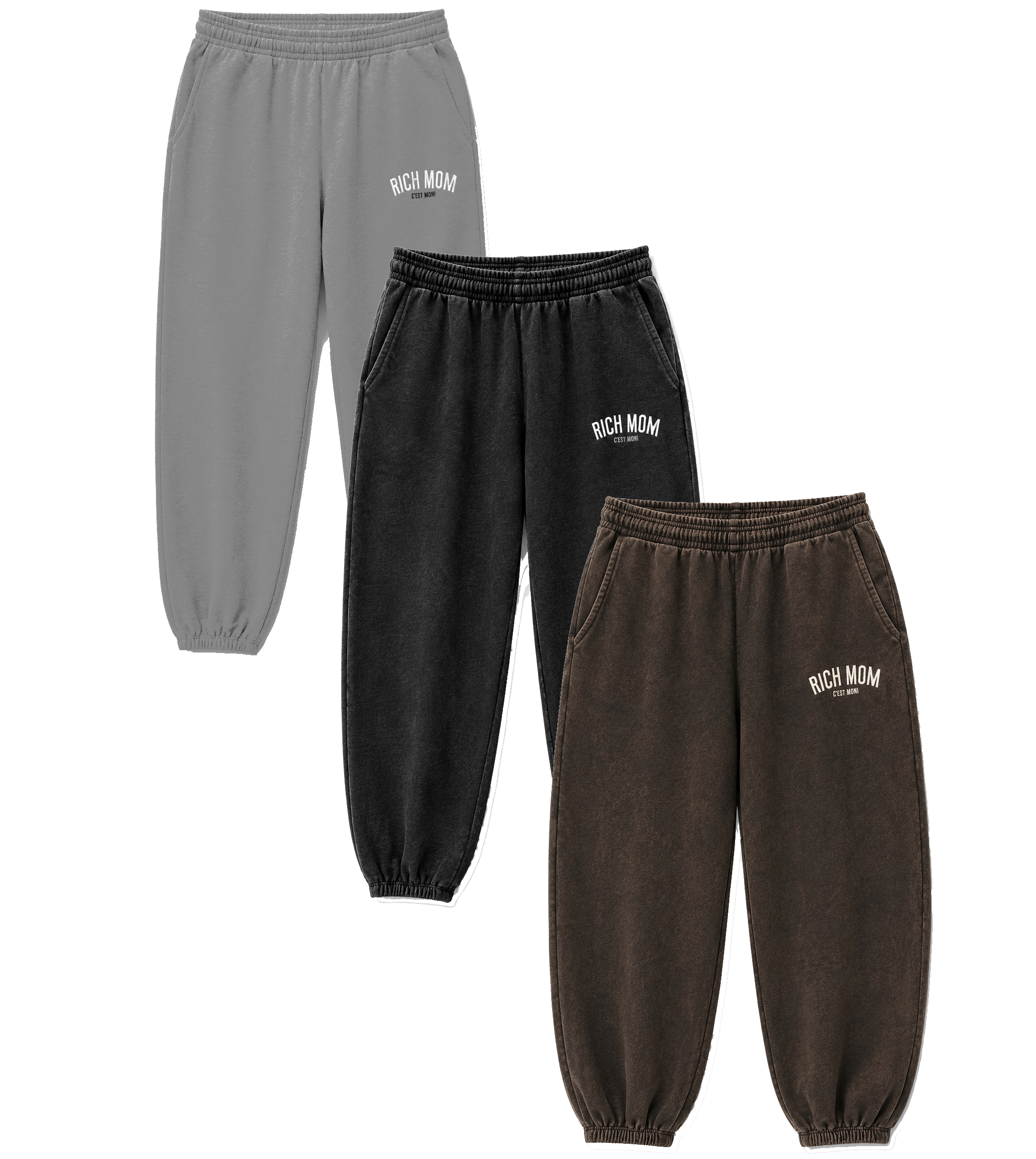 RICH MOM ASSORTED SWEATPANTS ASST - RMJGRA