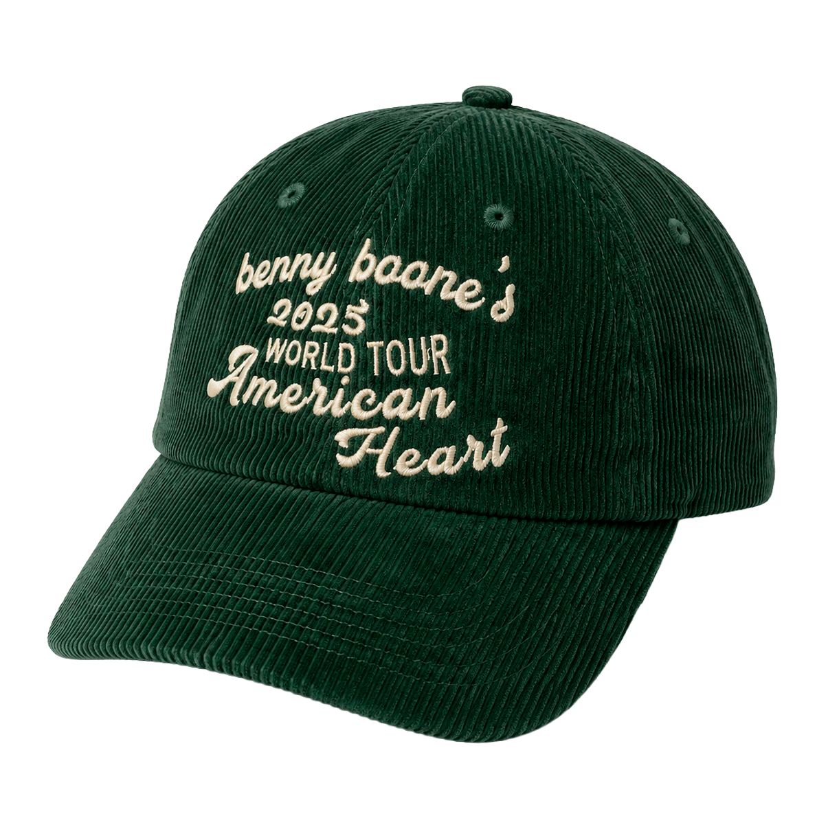 LICENSED BENSON BOONE CORDUROY HAT GREEN - BBOHW0002