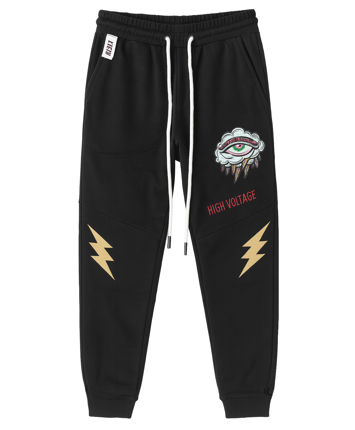 FIFTH LOOP HIGH VOLTAGE JOGGER PANTS BLACK - FLP142 - Steal Deal