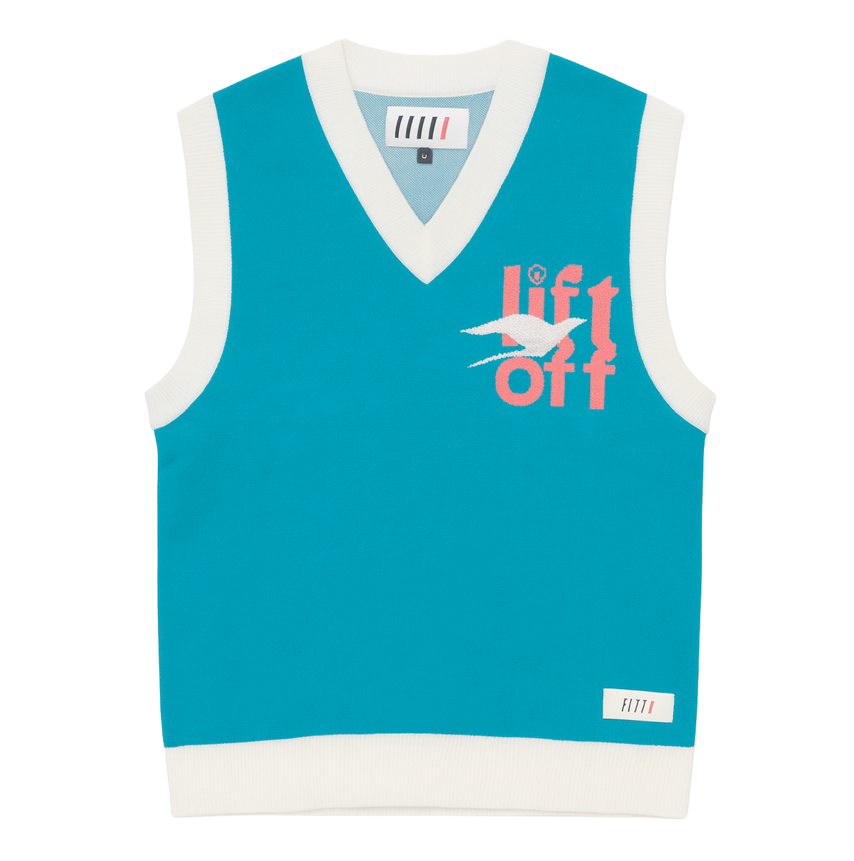 FIFTH LOOP KNIT SWEATER VEST HERITAGE BLUE - FLV302