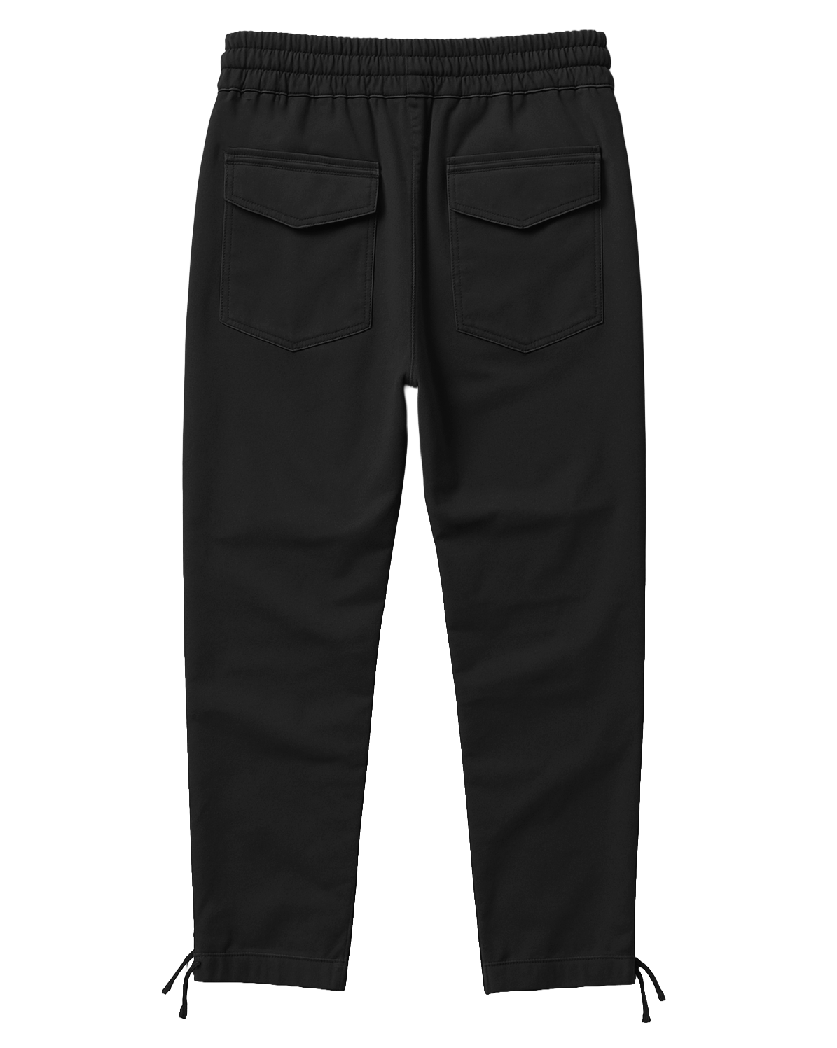 FIFTH LOOP RELAXED DENIM CARGO PANTS BLACK - FLP302