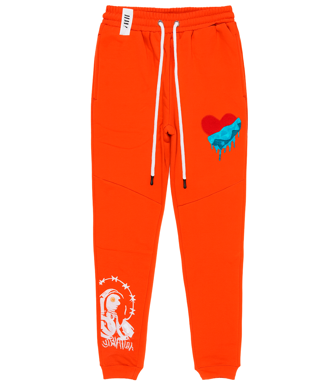 FIFTH LOOP GRAPHIC JOGGER PANTS ORANGE - FLP145 - Steal Deal