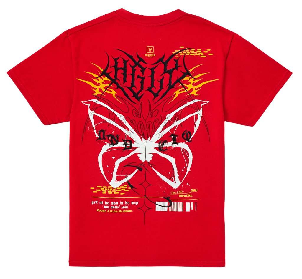 UNDERTD GRAPHIC T-SHIRT RED - US5107