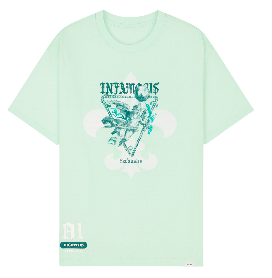 UNDERTD GRAPHIC T-SHIRT HONEYDEW - US5105