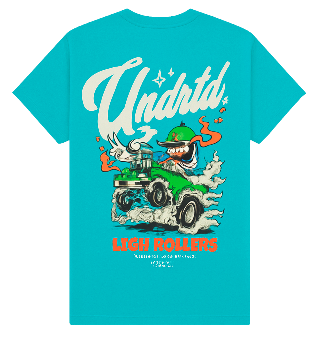 UNDERTD GRAPHIC T-SHIRT MIAMI BLUE - US4101