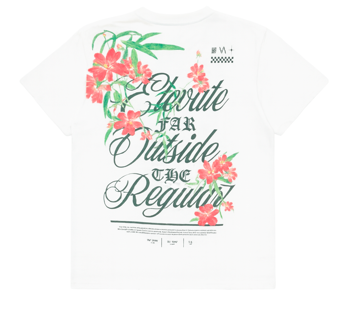 UNDERTD EMBROIDERED / GRAPHIC T-SHIRT WHITE - US5102