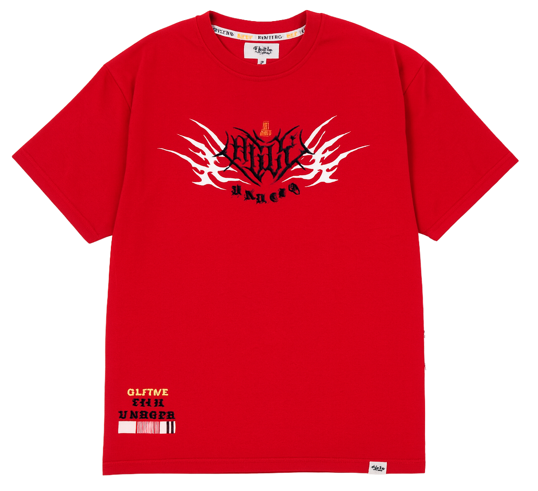 UNDERTD GRAPHIC T-SHIRT RED - US5107