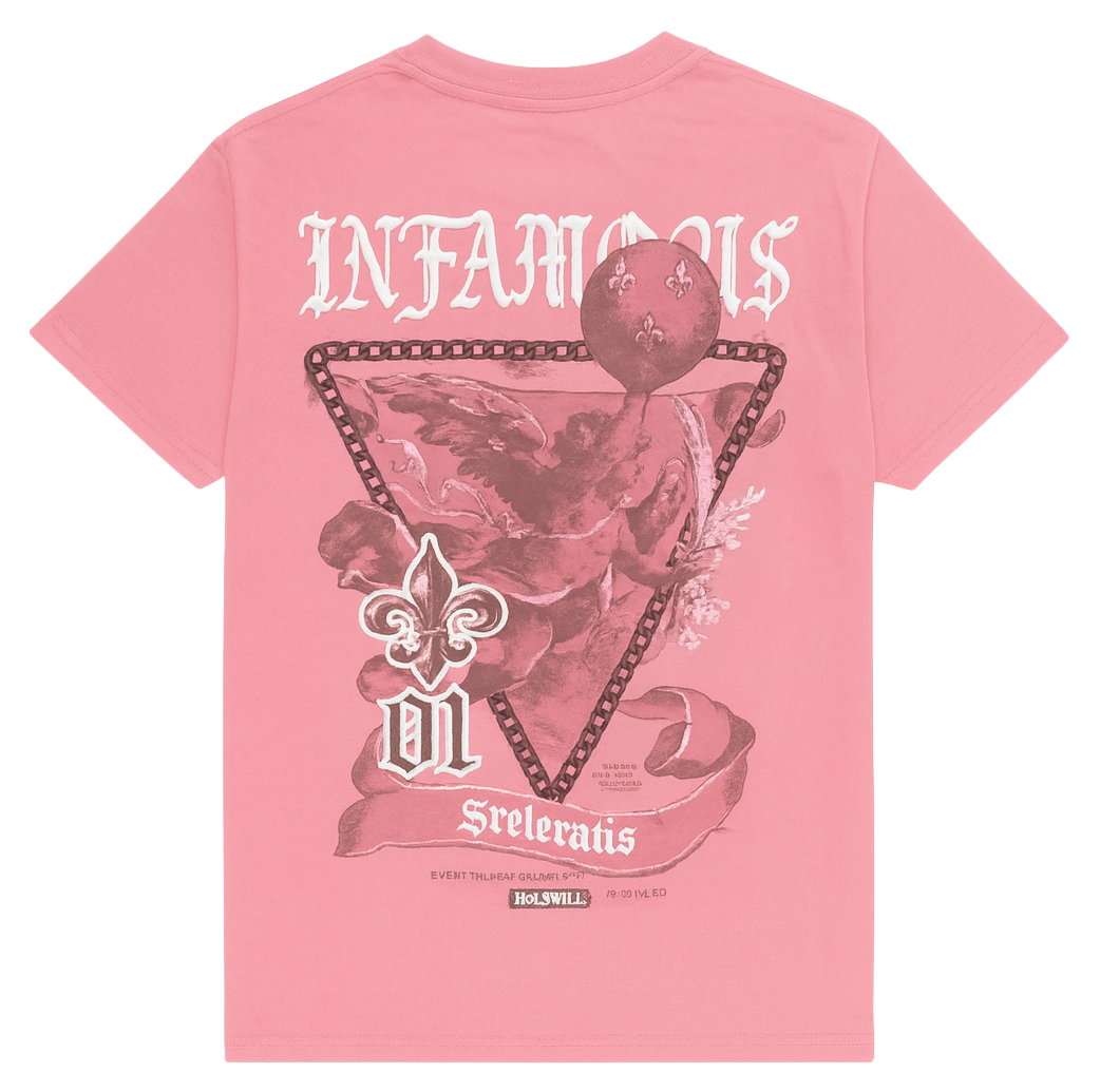 UNDERTD GRAPHIC T-SHIRT ROSE - US5105