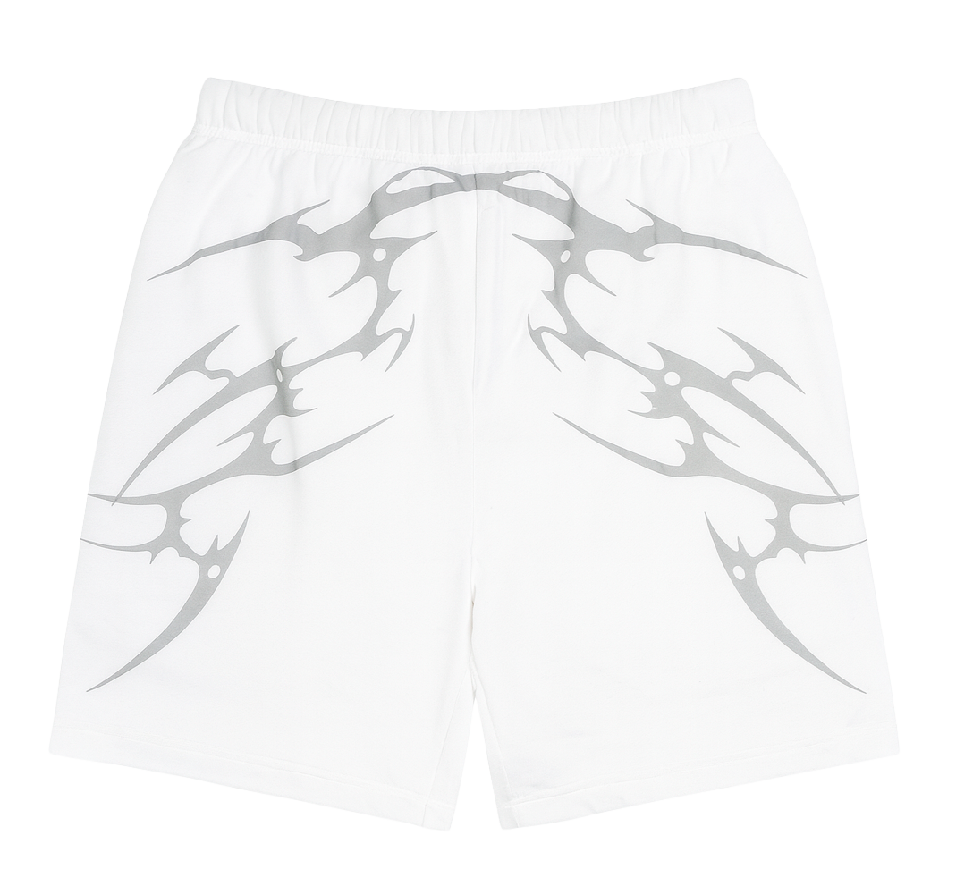 UNDERTD GRAPHIC SWEATS SHORTS WHITE - US5203
