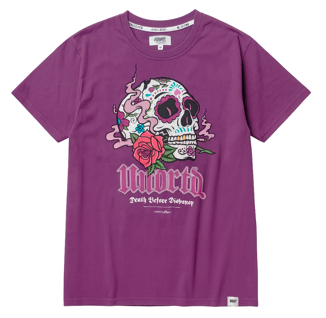UNDERTD GRAPHIC T-SHIRT PURPLE - US4106W