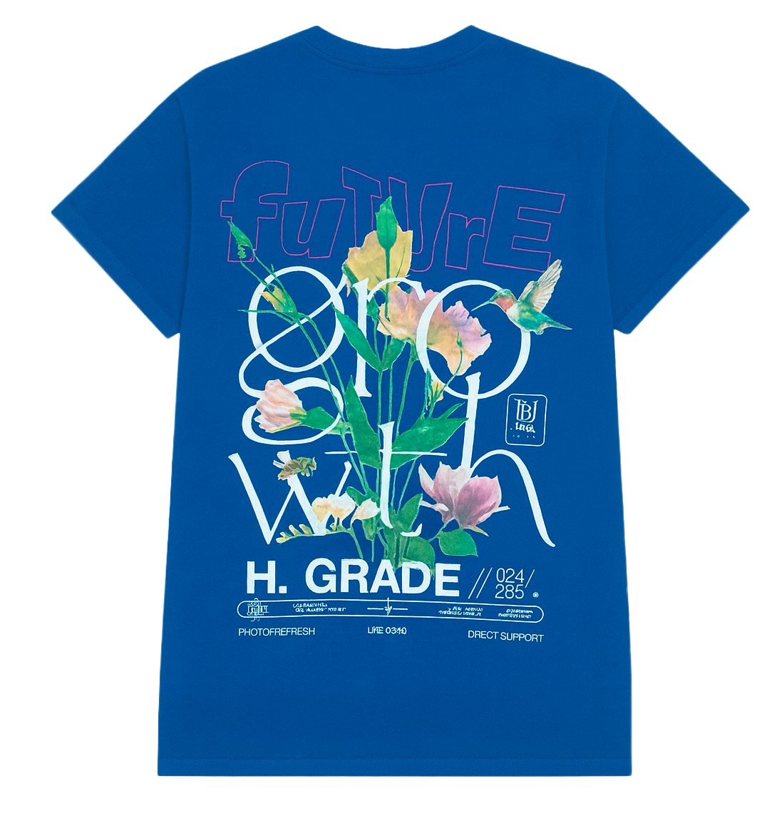 UNDERTD GRAPHIC T-SHIRT ROYAL BLUE - US4105