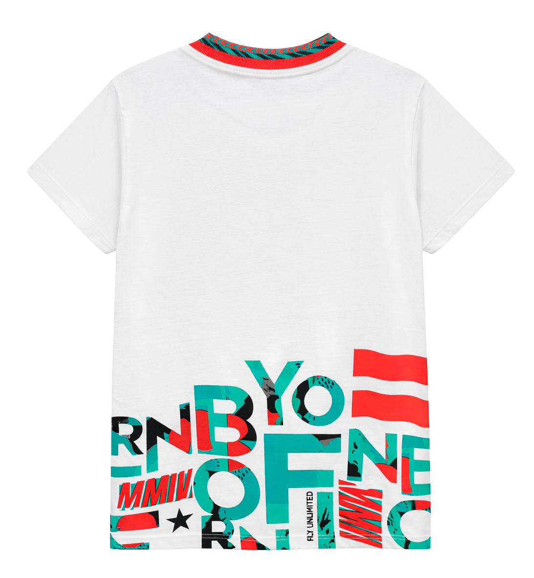 BORN FLY EMBROIDERED T-SHIRT WHITE - 2206T4405