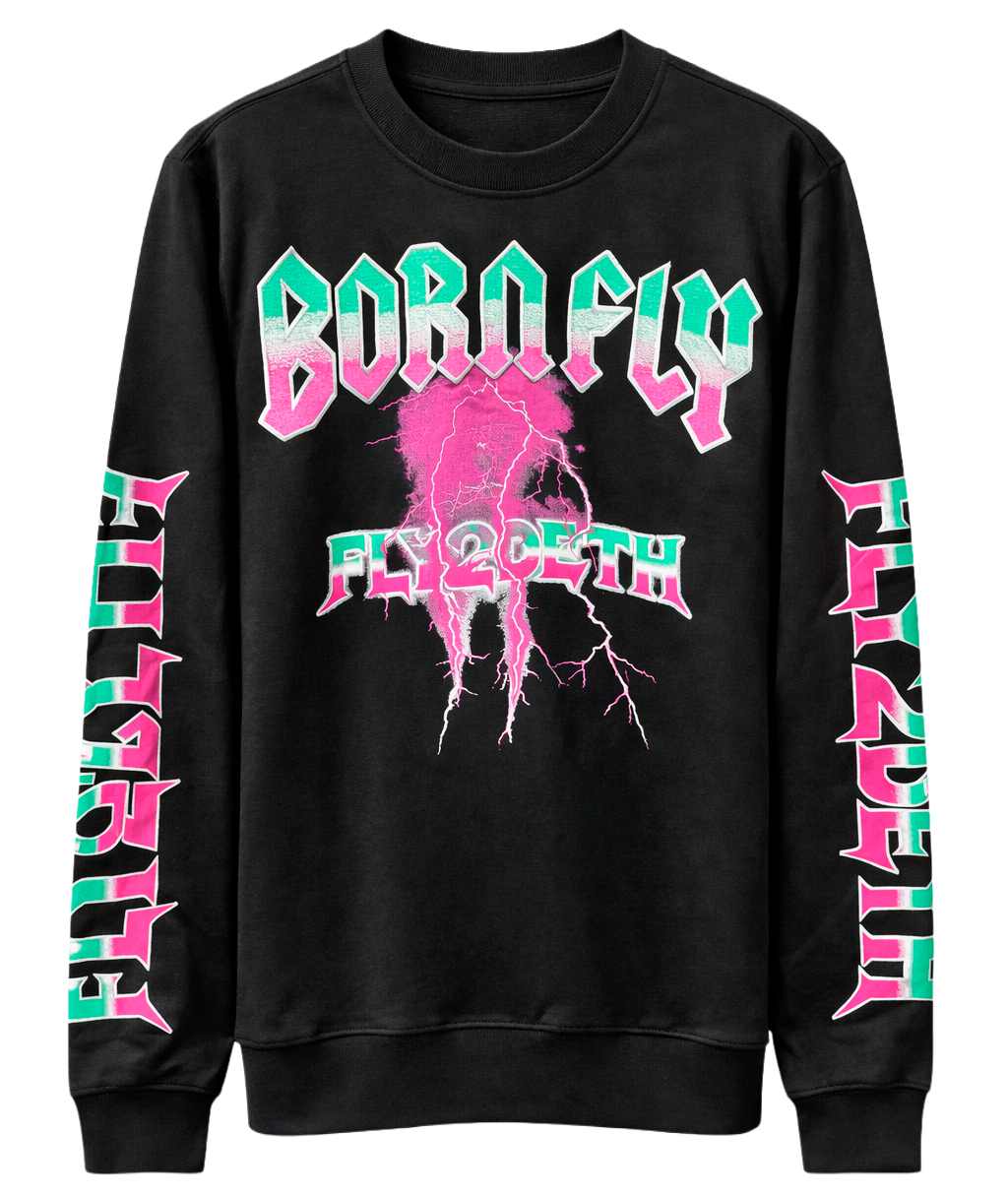 BORN FLY PREMIUM ASSORTED CREWNECKS ASST - BFCNA