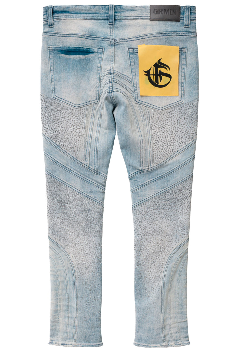 GFTD LA LEVEL STACKED JEANS LT. WASH - GFDFW25-41