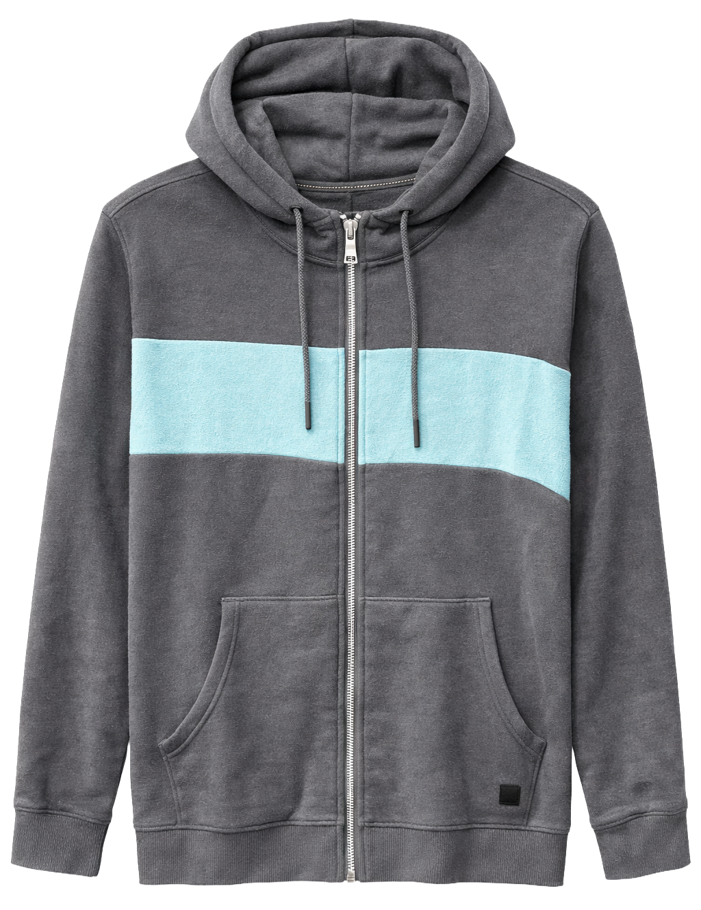 PTO ZIP HOODIE JACKET SMOKE - NR42-FSSF