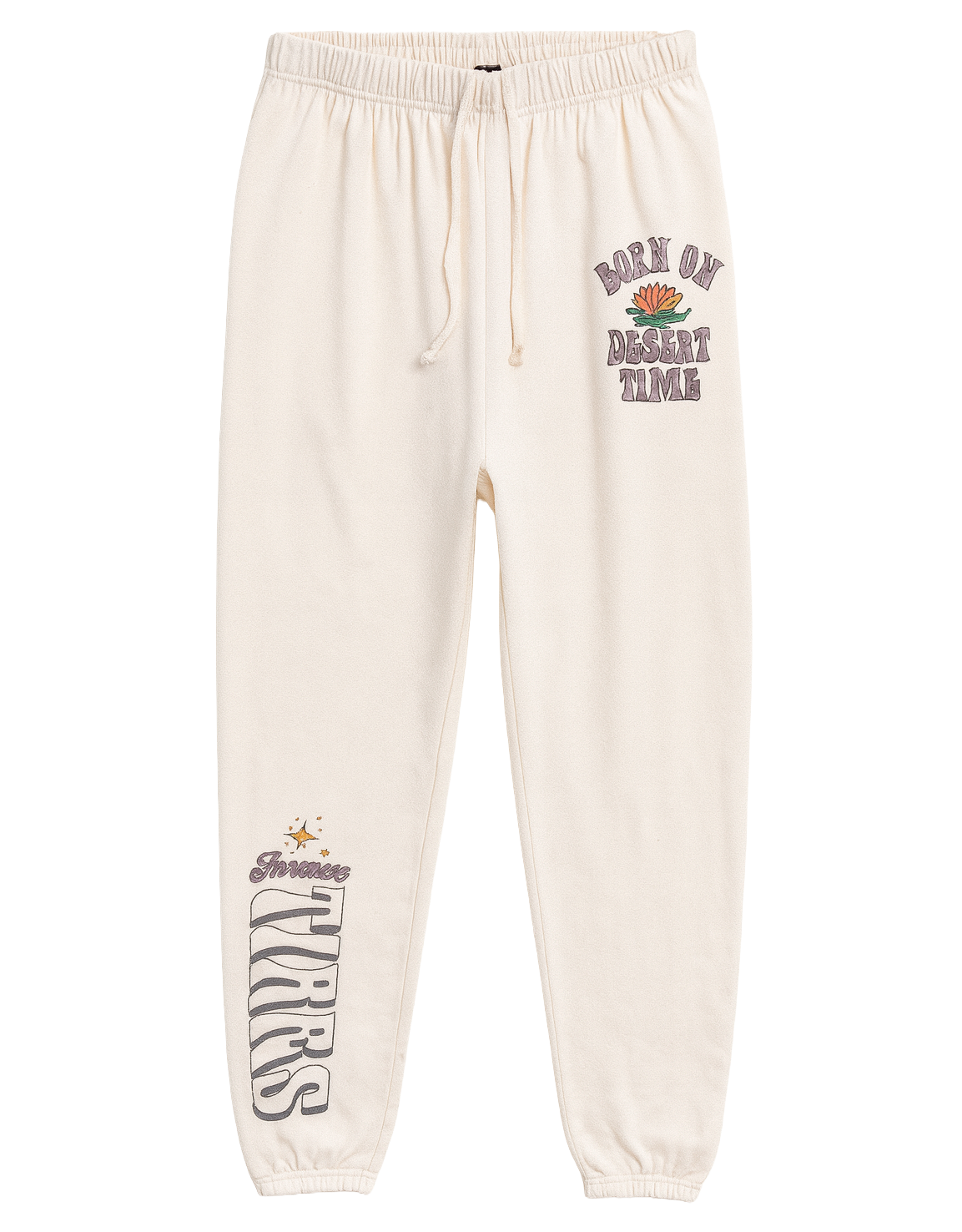 WOMENS LICENSED DISNEY TIANA JOGGER PANTS CREAM - DNJGR25