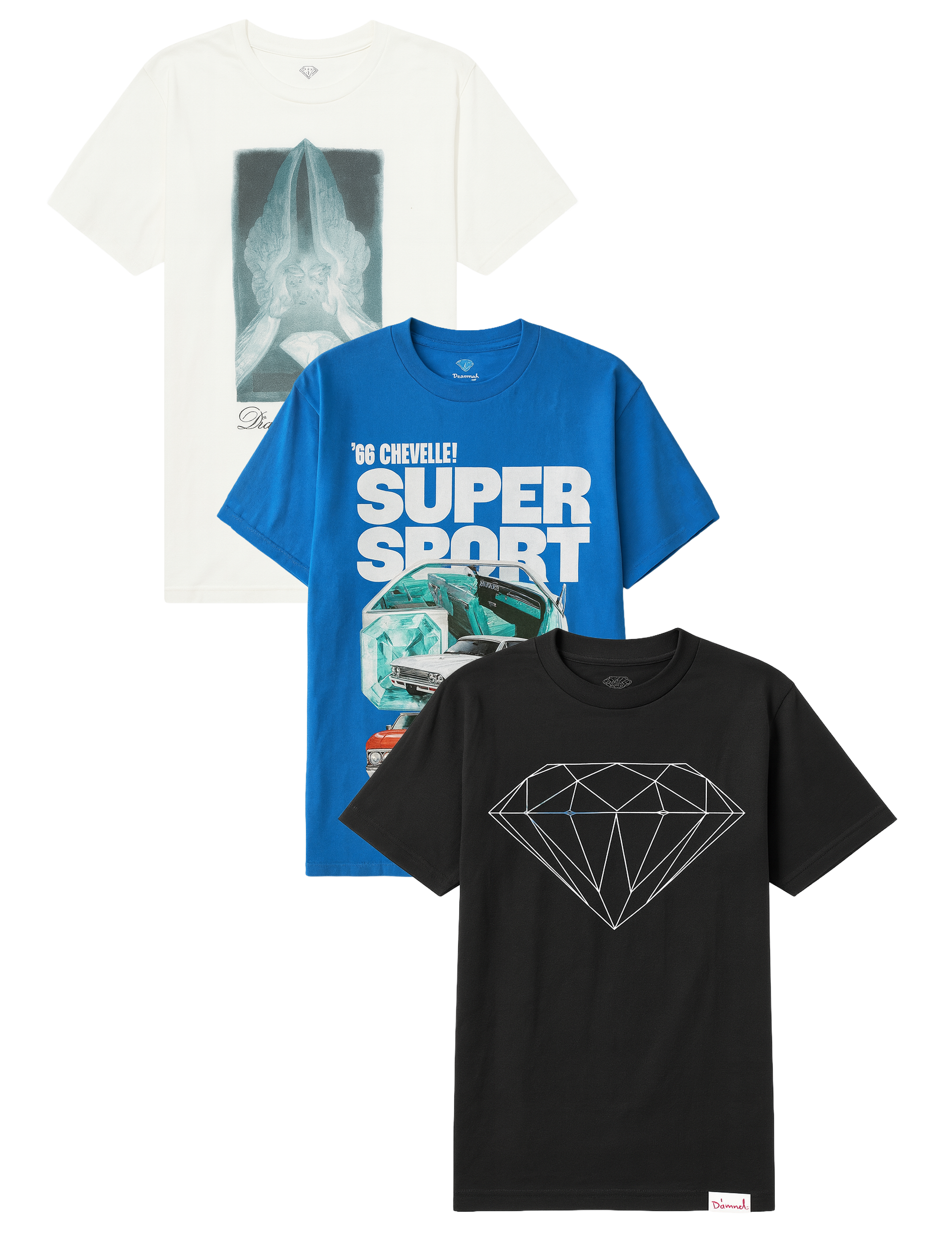 DIAMOND SUPPLY CO ASSORTED T-SHIRTS ASST - DMNDSSTA
