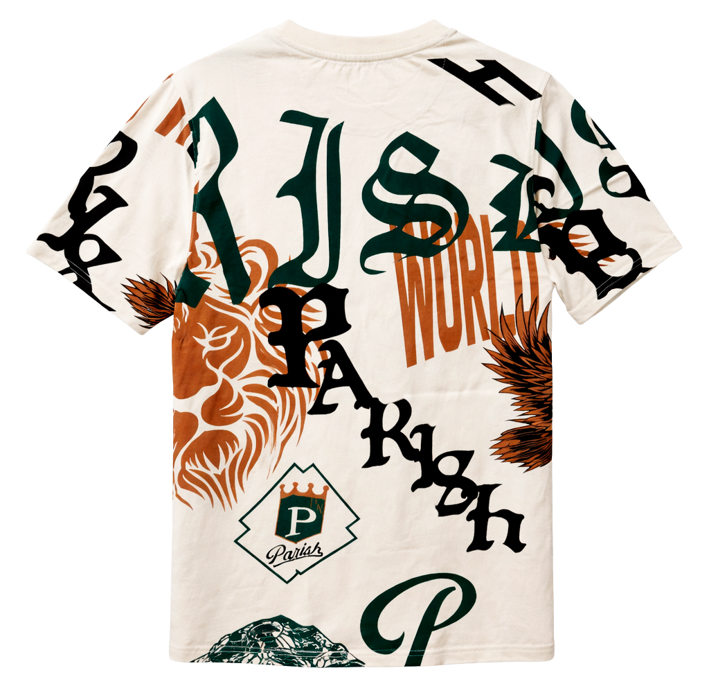 PARISH NATION GRAPHIC T-SHIRT MULTI - N05C3003