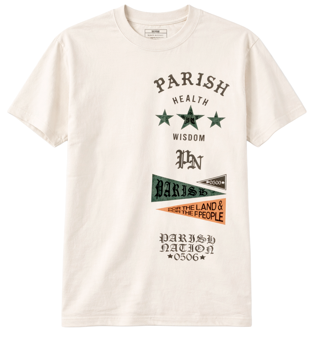 PARISH NATION GRAPHIC T-SHIRT CREAM - N05C2998 - Steal Deal