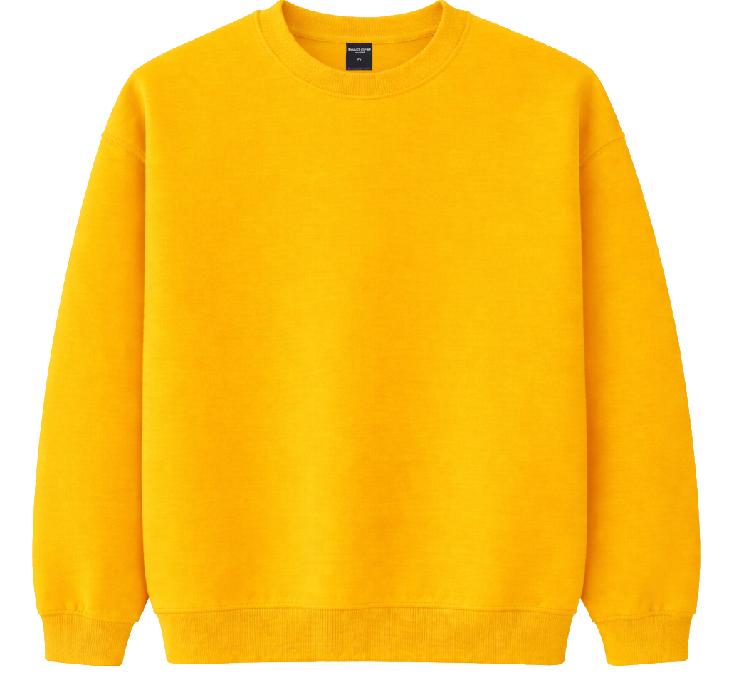 CROOKS & CASTLES BLANK CREWNECK GOLD - BLANKS