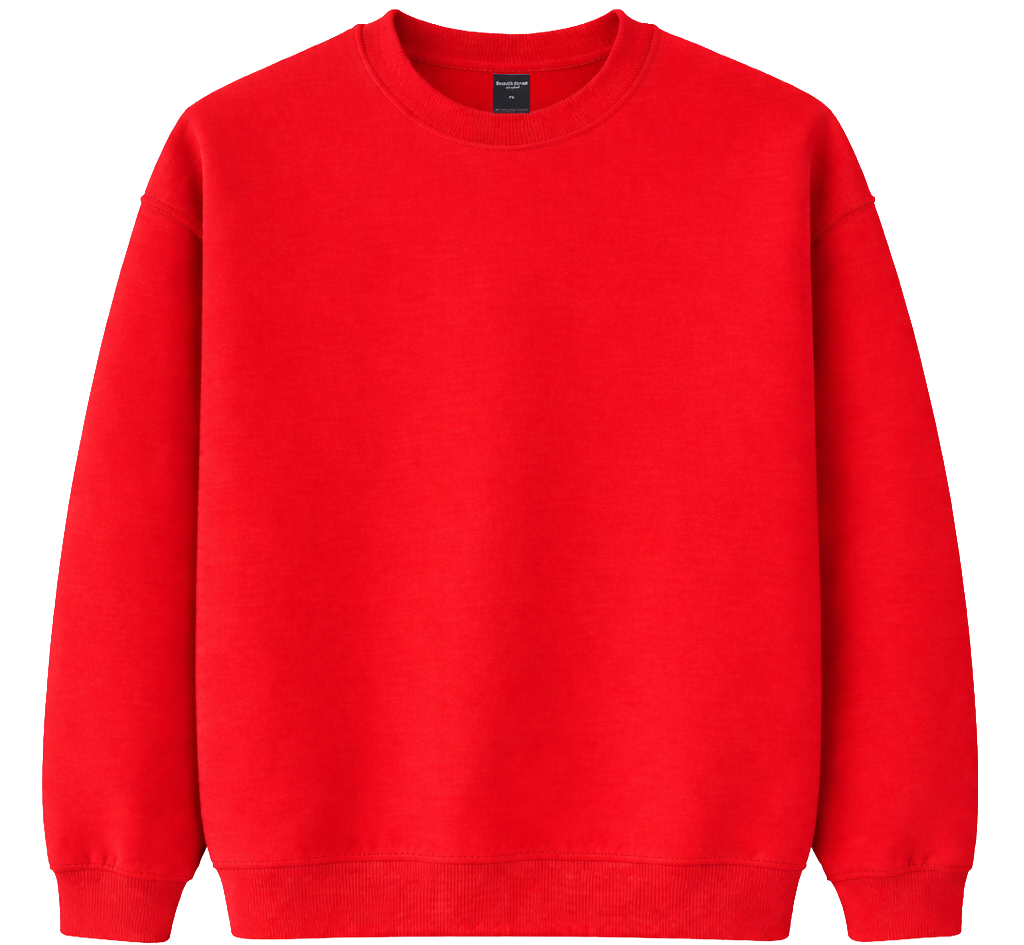 CROOKS & CASTLES BLANK CREWNECK RED - BLANKS