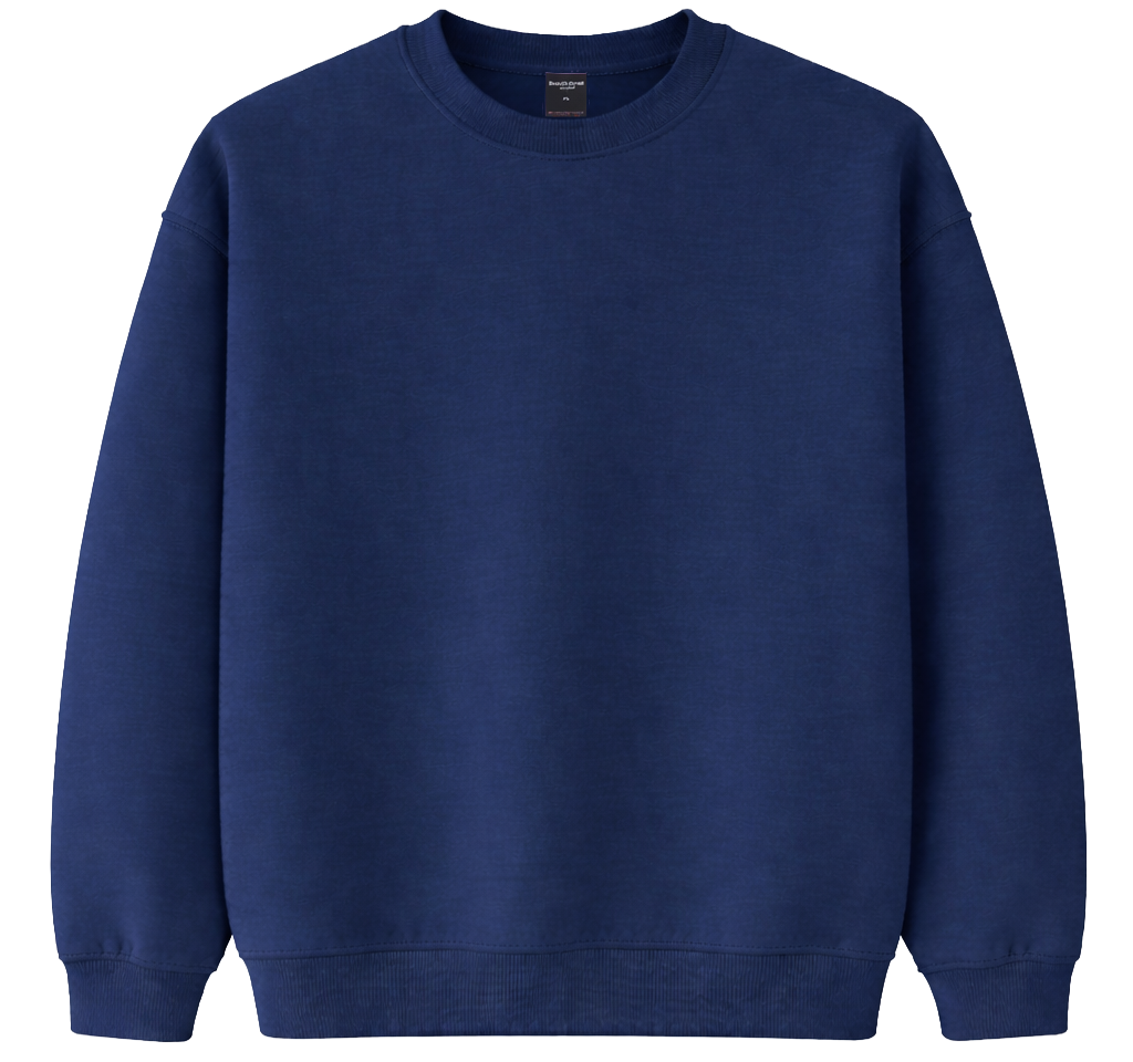 CROOKS & CASTLES BLANK CREWNECK NAVY - BLANKS