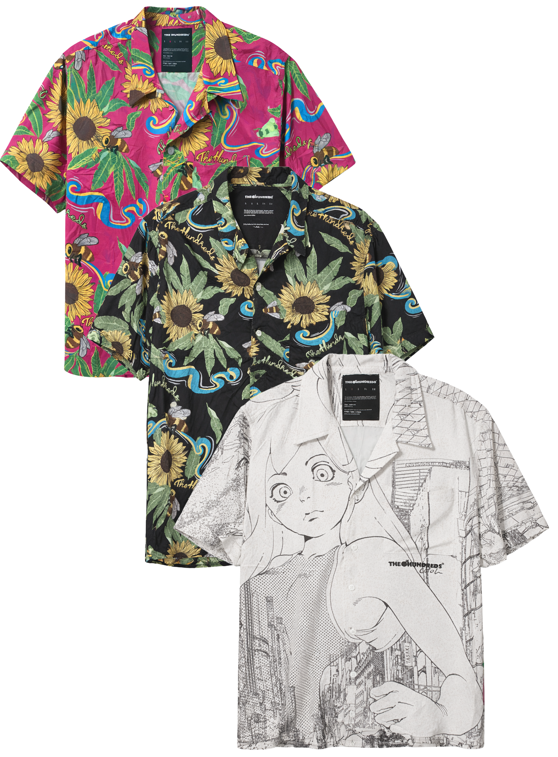 THE HUNDREDS ASSORTED S/S B/D SHIRTS ASST - T100SBD25