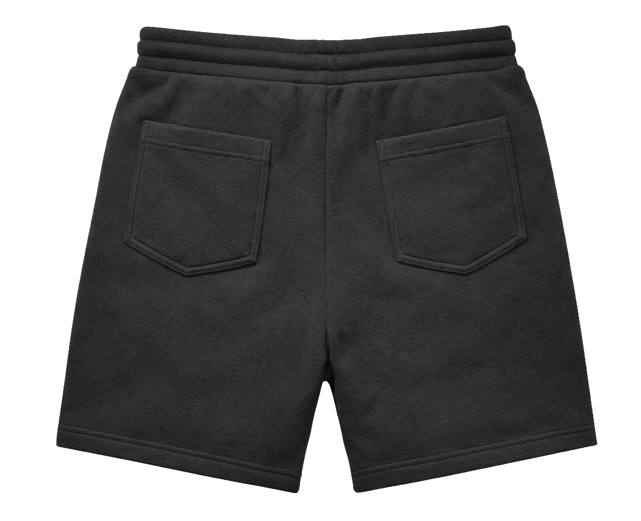 J COME FLEECE SWEATSHORTS BLACK - FS-4002