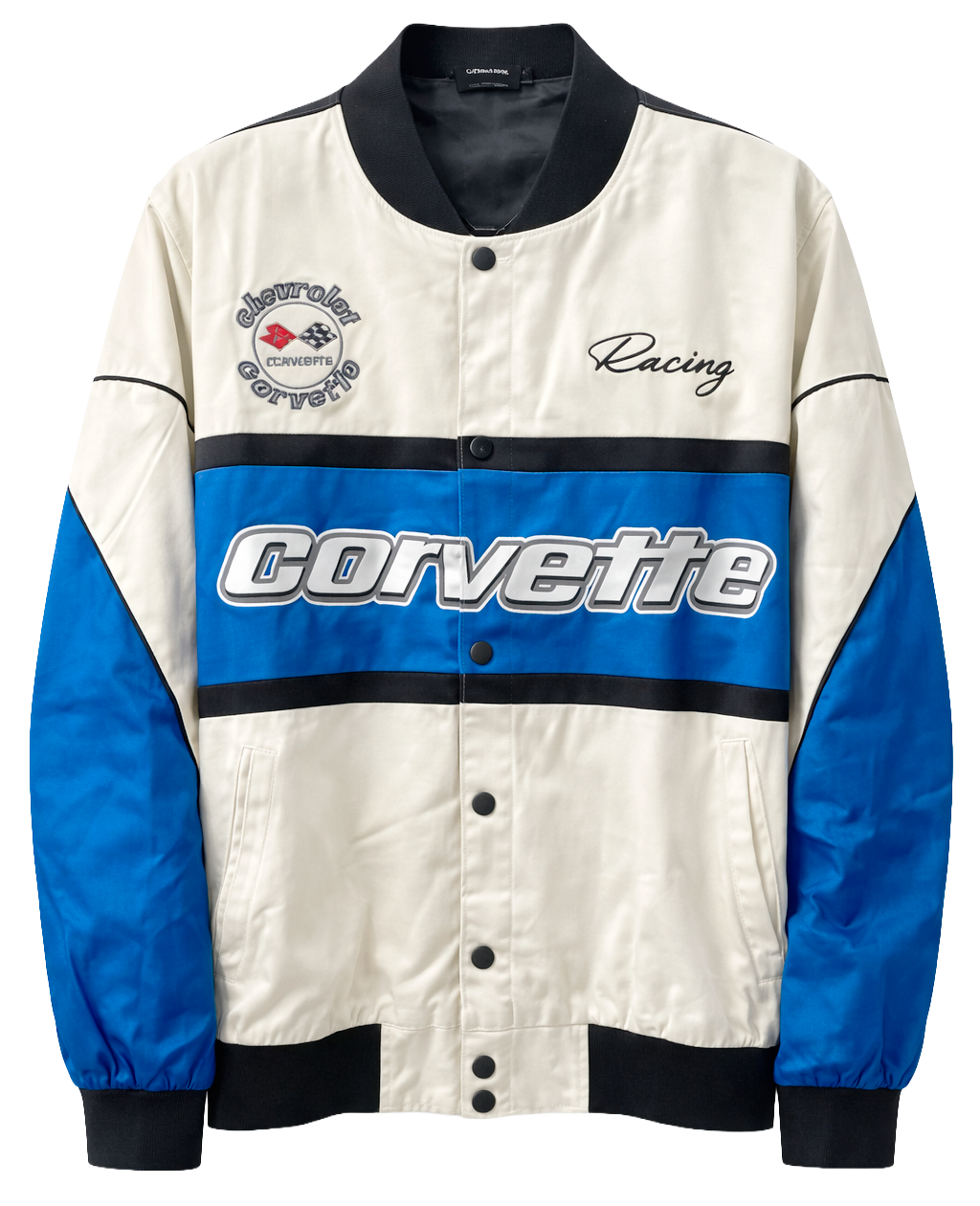 CHEVROLET CORVETTE RACING JACKET ROYAL BLUE/OFF WHITE - 4CHE72670M