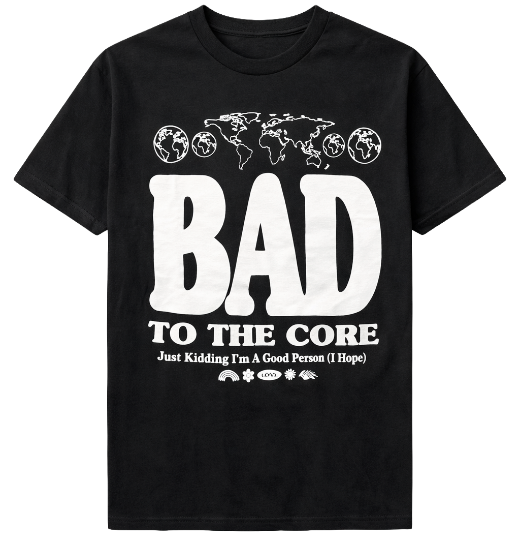 LICENSED GRAPHIC T-SHIRT BLACK - BAD TO THE CORE