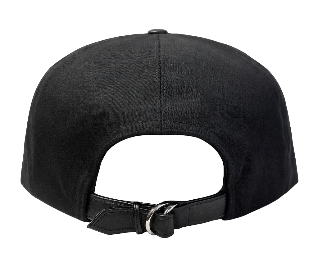 CORDOVA FAUX BRIM STRAPBACK HAT BLACK - CRDVHT01