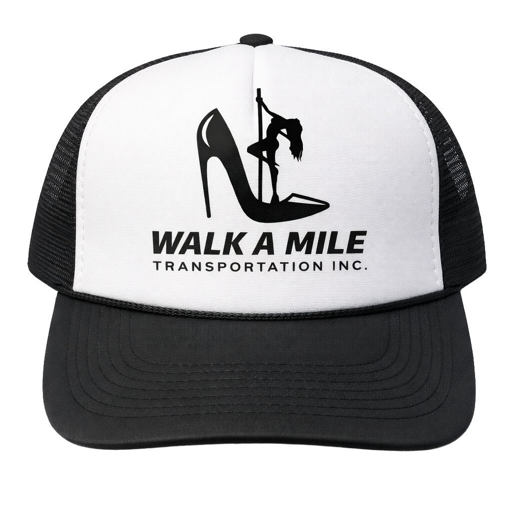 IGGY AZALEA SNAPBACK TRUCKER HAT BLACK/WHITE - IGGY-STRIPHAT