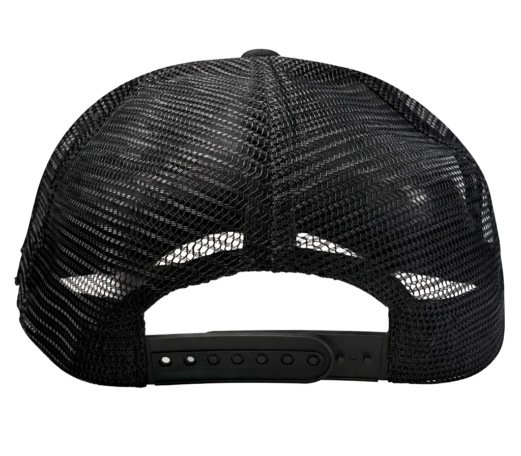 VIBRA URBANA SNAPBACK TRUCKER HAT BLACK - TRCRVISUV