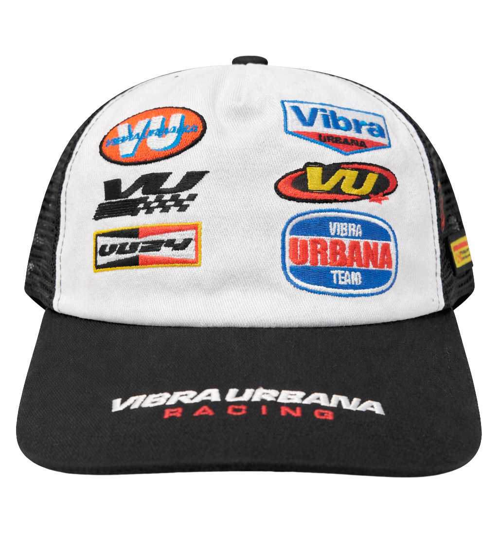 VIBRA URBANA RACING SNAPBACK TRUCKER HAT BLACK - THVUMHOT - Steal Deal