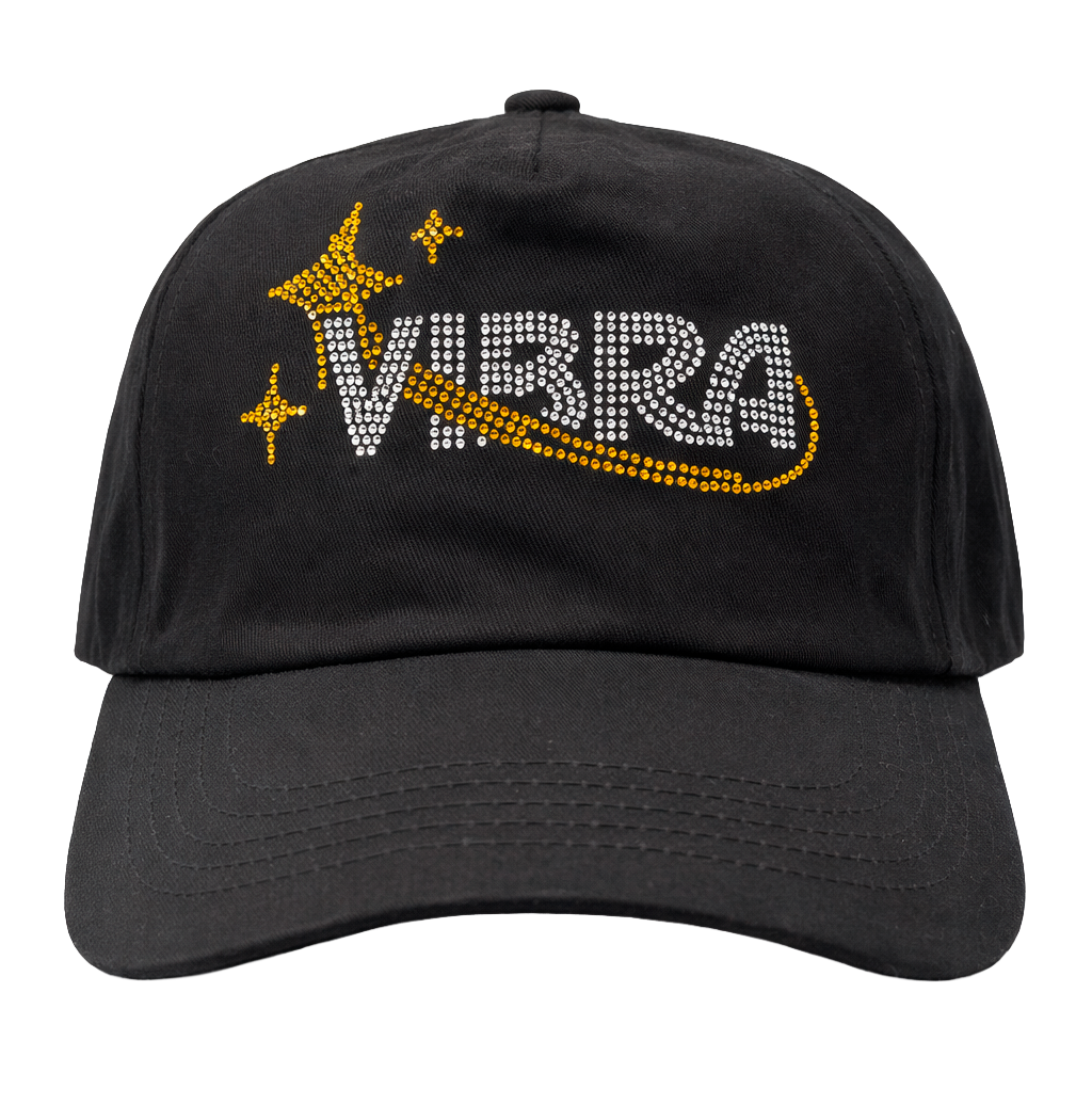 VIBRA URBANA RHINESTONE SNAPBACK HAT BLACK - SBVUMUVS - Steal Deal