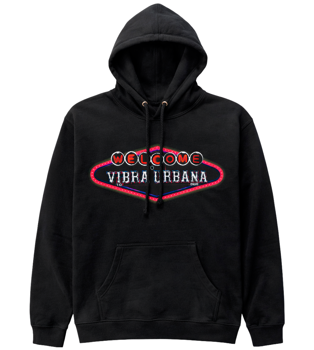 VIBRA URBANA LAS VEGAS LINE-UP HOODIE BLACK - HSWVI - Steal Deal