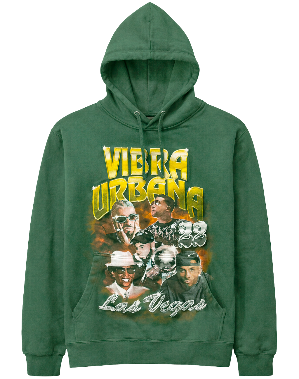 VIBRA URBANA LAS VEGAS ARTISTS HOODIE GREEN - HSCOL - Steal Deal