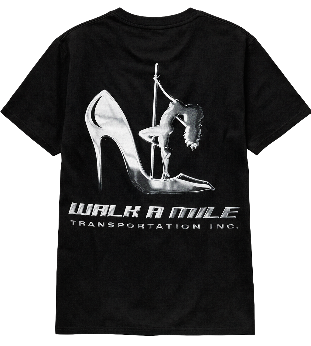IGGY AZALEA WALK A MILE T-SHIRT BLACK - IGGY-STP
