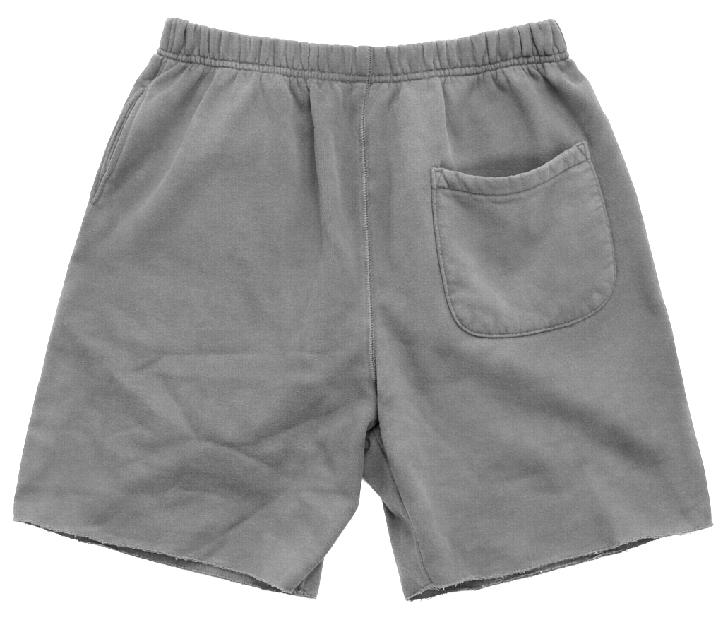 MADE CUT-OFF SWEAT SHORTS GREY - MD603B