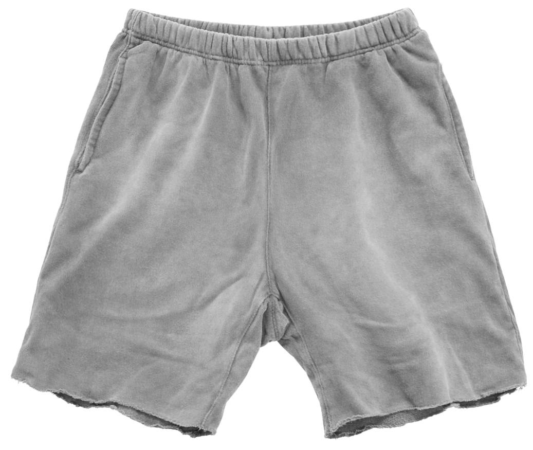 MADE CUT-OFF SWEAT SHORTS GREY - MD603B