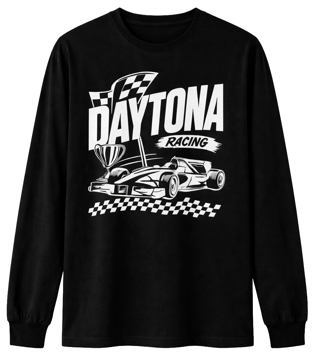 MELROSE PLACE GRAPHIC L/S SHIRT BLACK - DAYTONA RACING