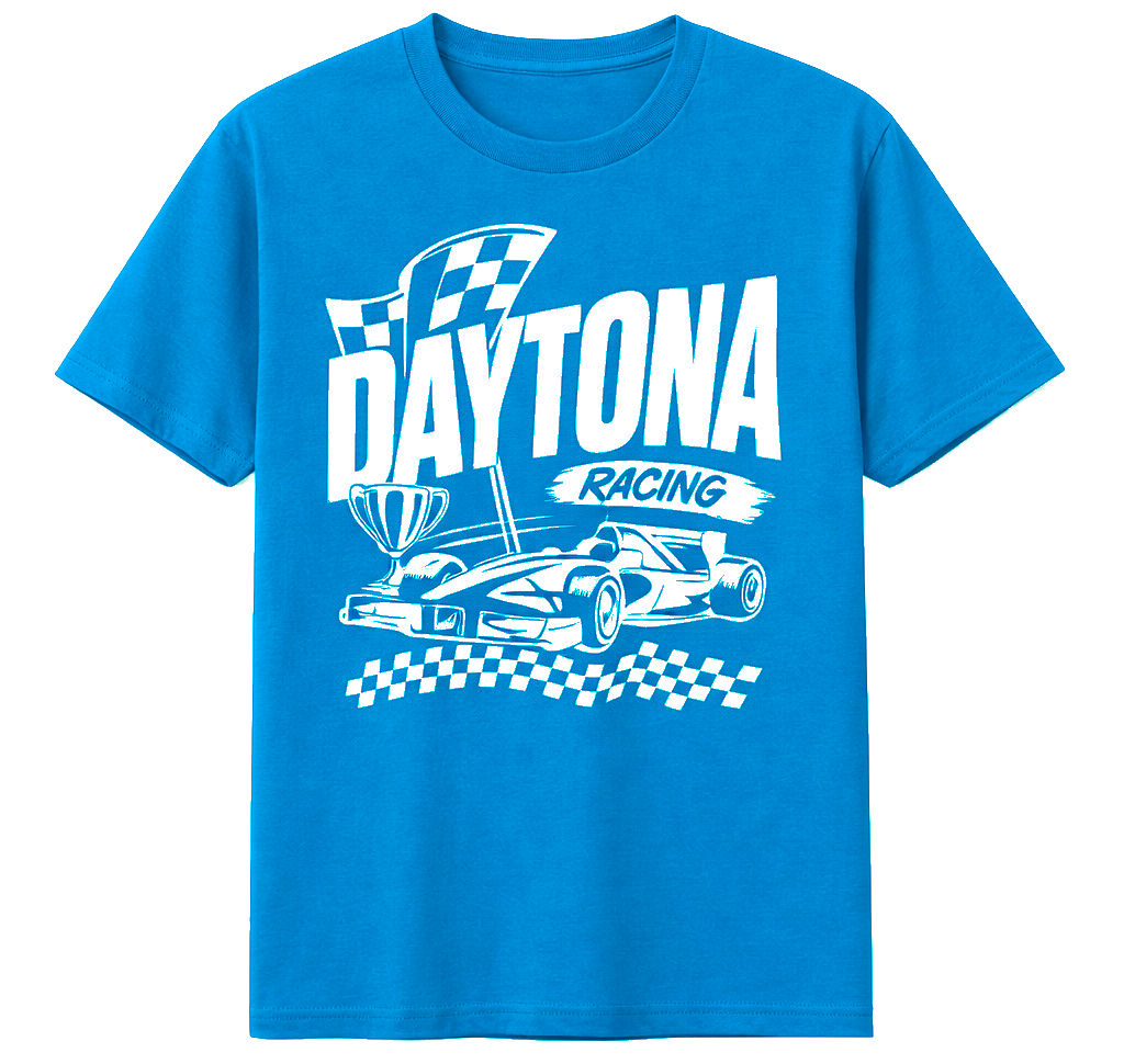 MELROSE PLACE GRAPHIC T-SHIRT BLUE - DAYTONA RACING