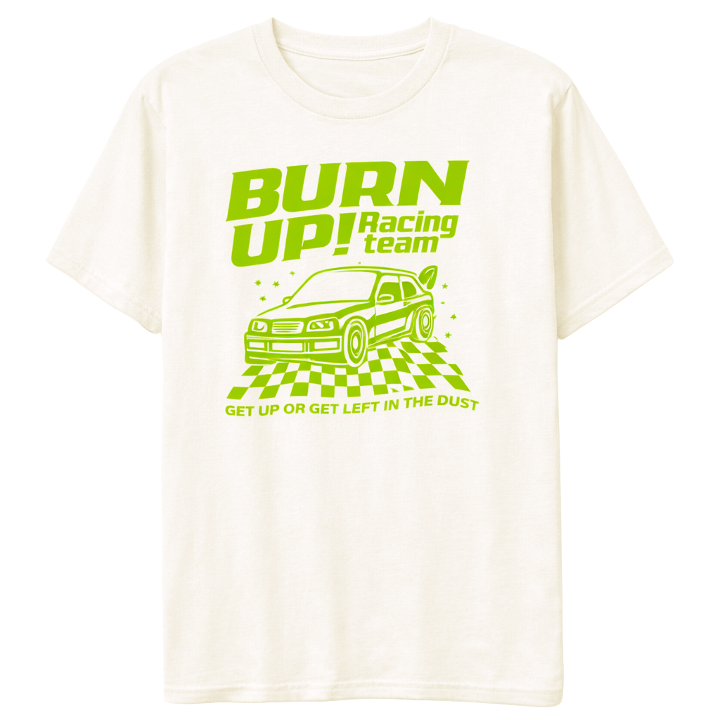 MELROSE PLACE GRAPHIC T-SHIRT IVORY - BURN UP